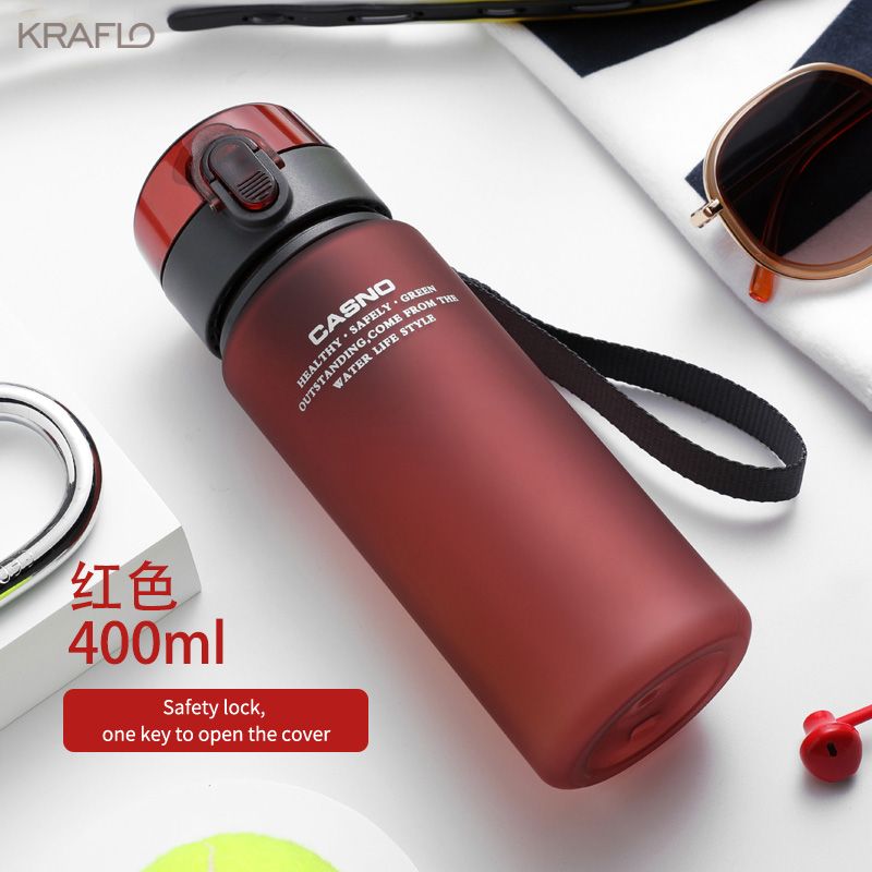 400ml-Frosted Red