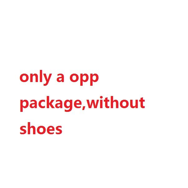 Seulement une boîte d'OPP, sans chaussures