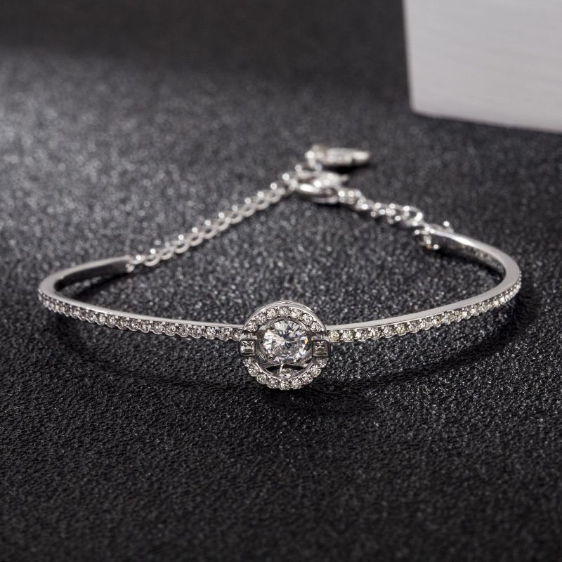 White Gold White Diamond Armband