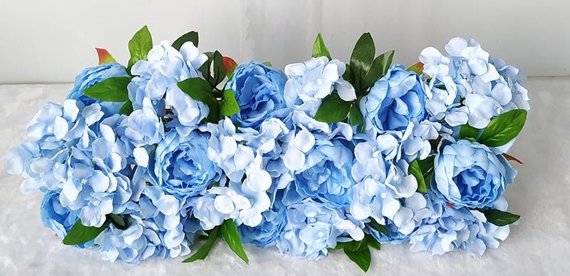 bande de fleurs bleues