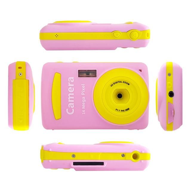 Roze alleen camera