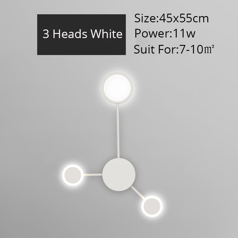 01 White 3heads 55 cm caldo bianco no