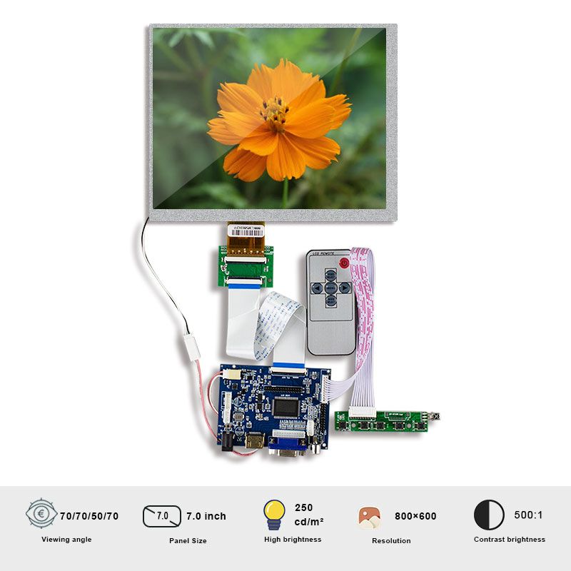7 inch tft lcd module factory in stock