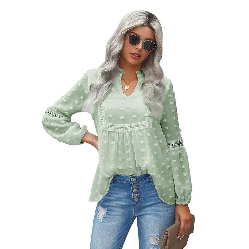 Green Chiffon shirt