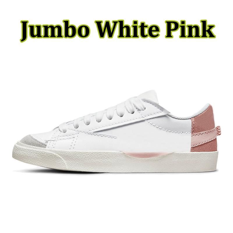 5 Jumbo White Pink 36-40