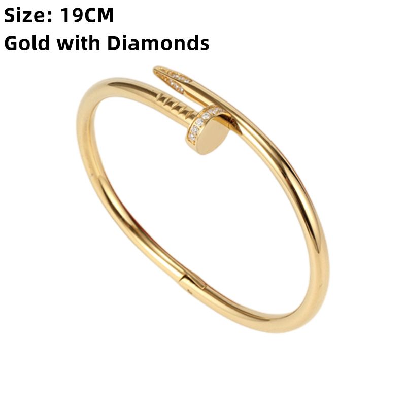 19cm Gold with Diamonds