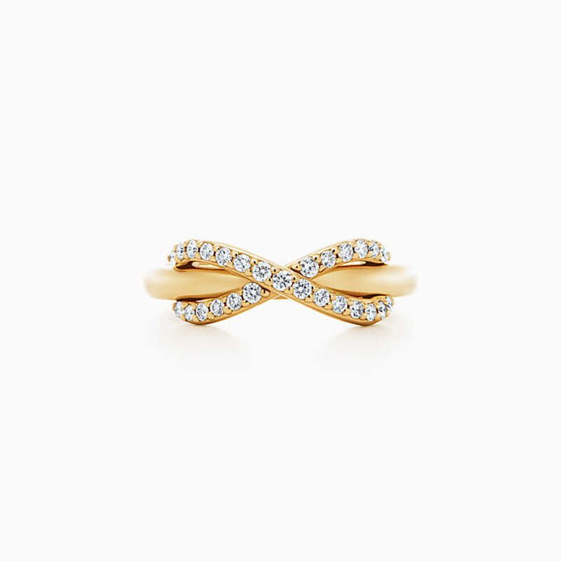 Bow Gold Ring-6#