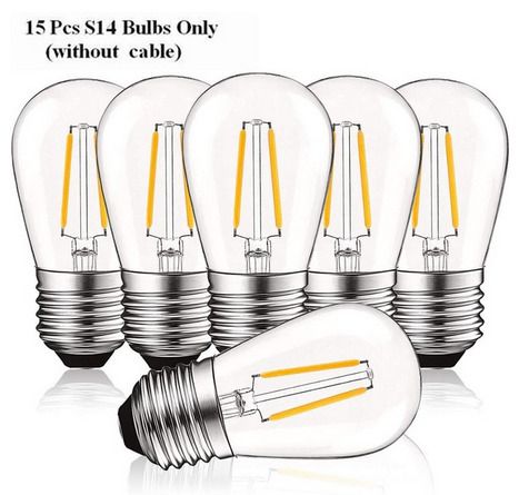 15 ampoules LED-AC220V