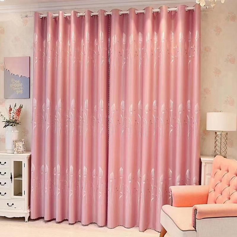 pink curtain