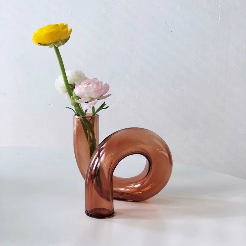 Vase marron