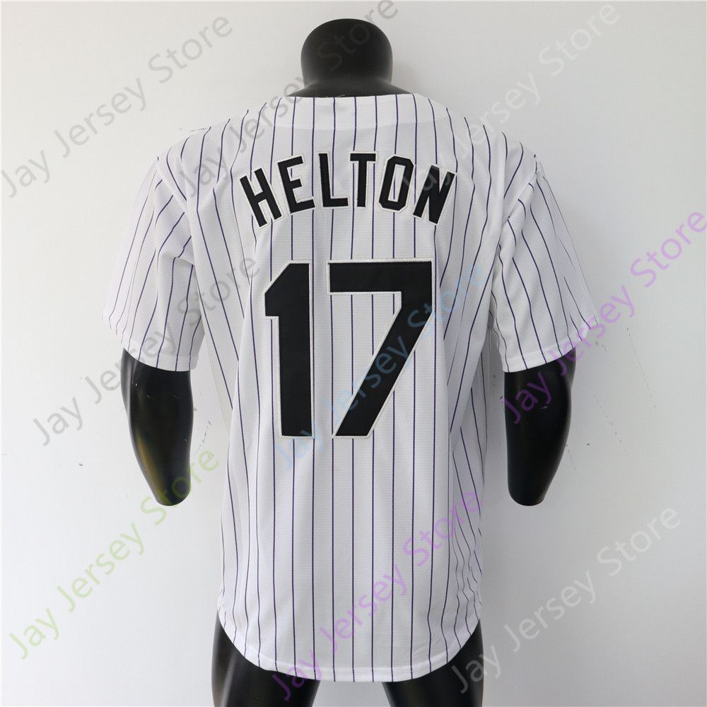 17 Todd Helton Pinstripe Fans