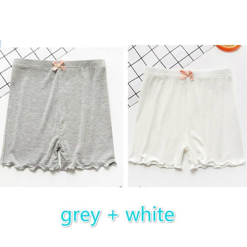 2pcs grau weiß