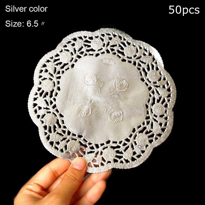 50pcs Silver 6.5inch