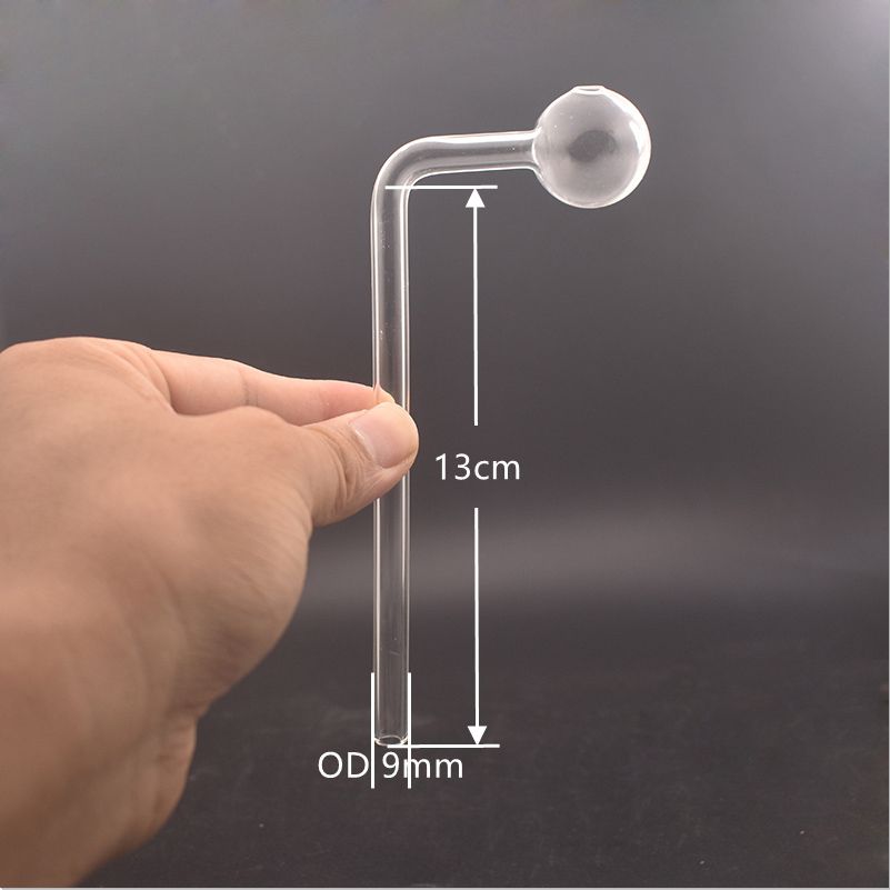 tubo de óleo de vidro transparente