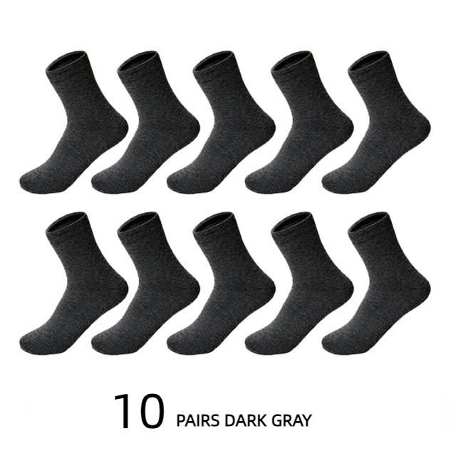 10 paires gris foncé