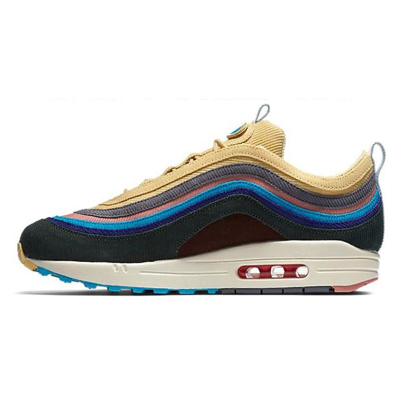 Men Running Shoes Triple Black White Silver Bullet Sean Wotherspoon South Beach Bleached Coral Mens trainers Women Sneakers