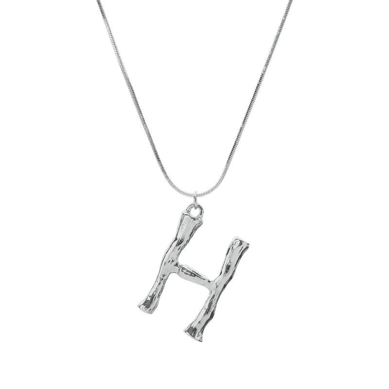 Letter H Silver