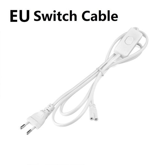 Schakel de kabel EU-stekker