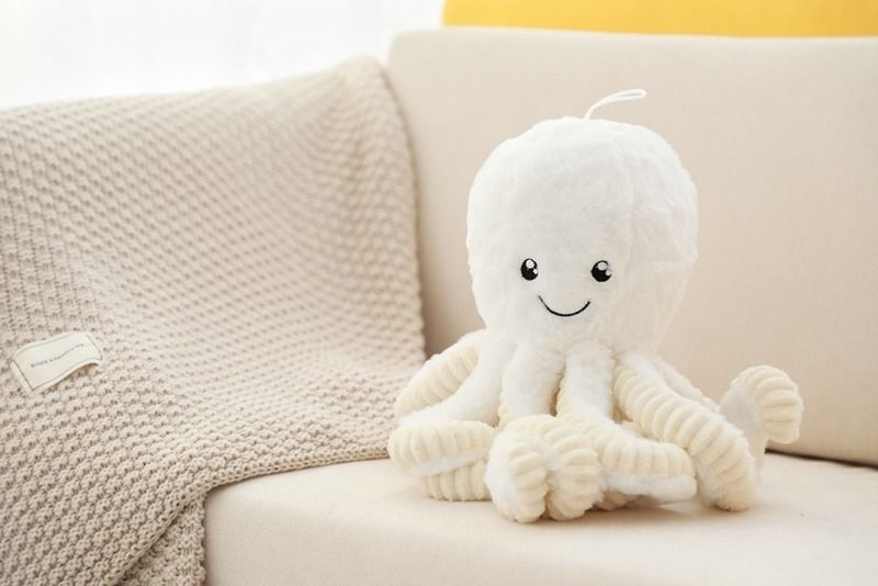 4080cm Lovely Simulation Octopus Pendant Plush Stuffed Toy Soft