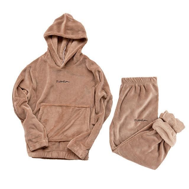 Khaki Hooded