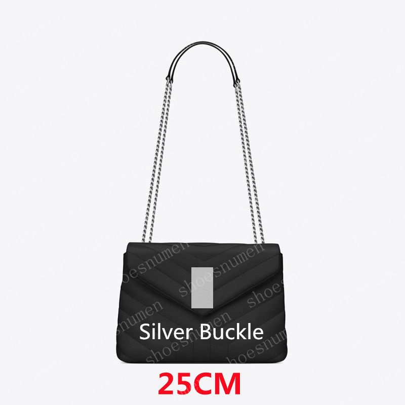 #2 Black -Silver Buckle -25cm