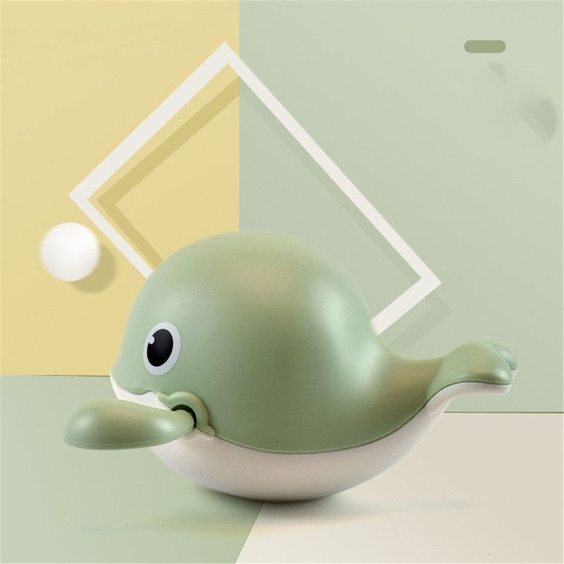 Green de baleine souriante