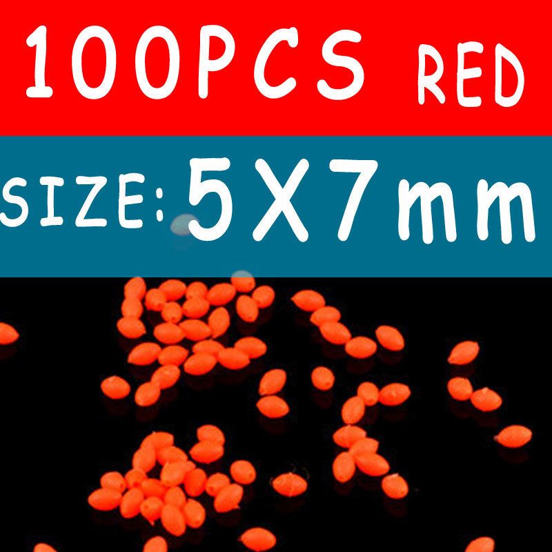 5x7mm 100pcs Red