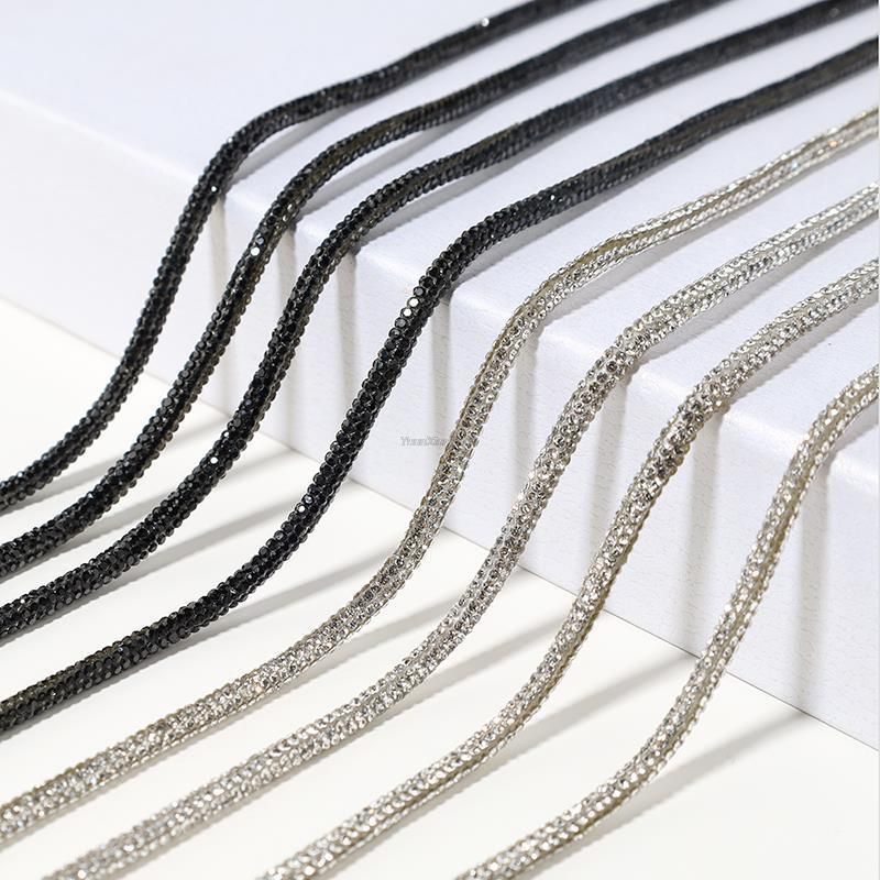 1PC Luxury Drawstring Fashion Accessories Bright Strings Rhinestone  ShoeLaces Diamond Shoe Laces Sneakers Laces