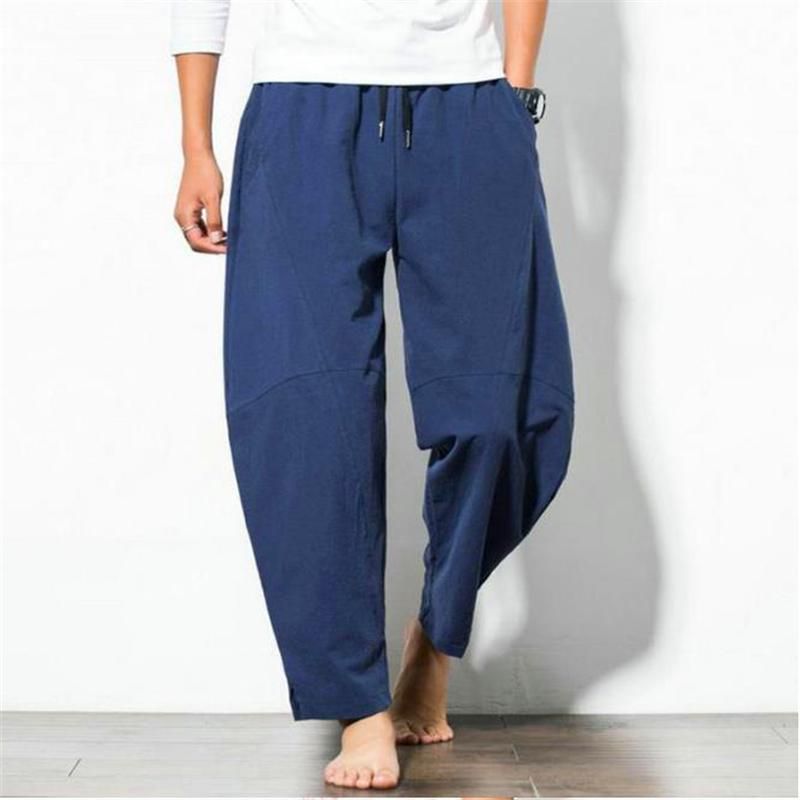 pantaloni blu navy