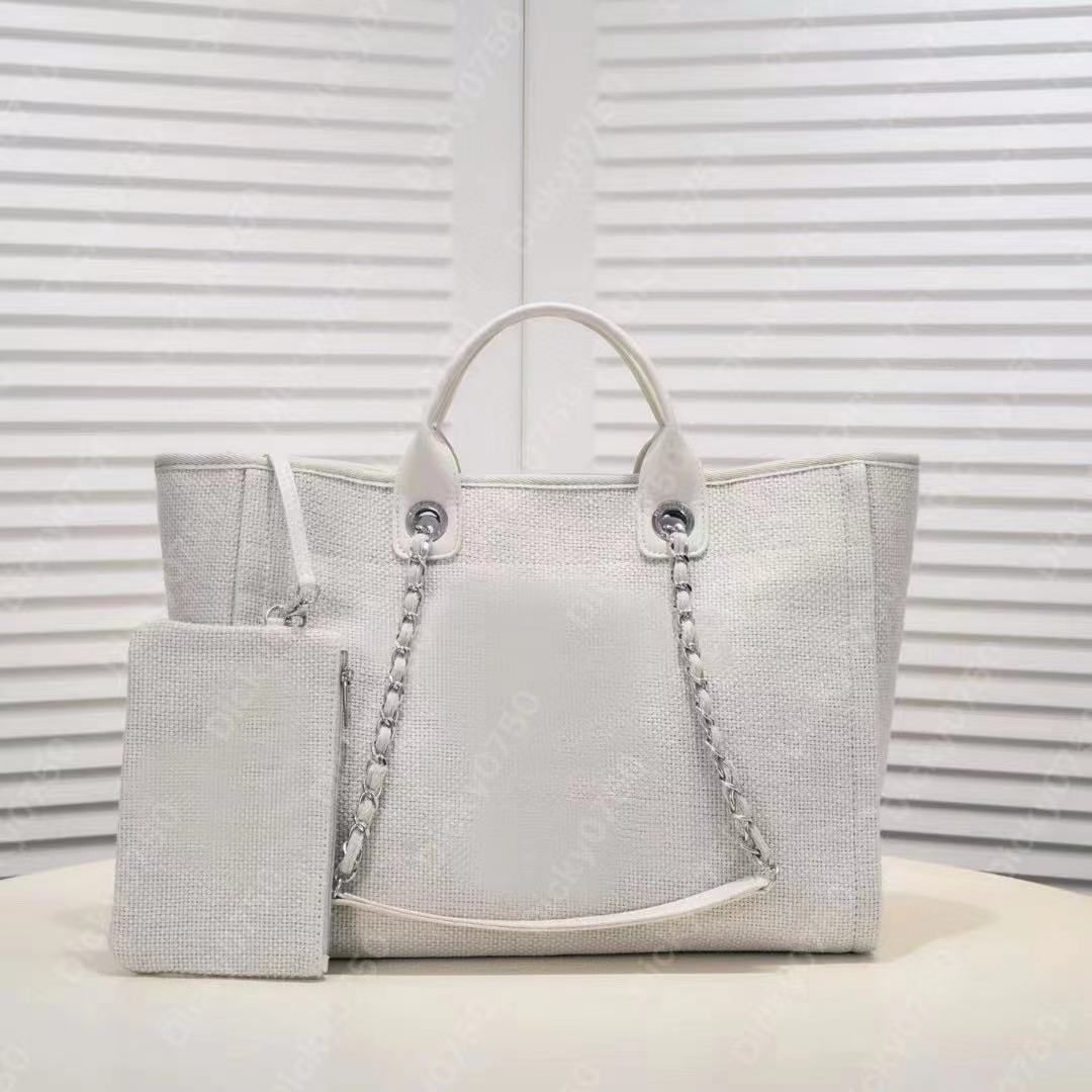 White with purse