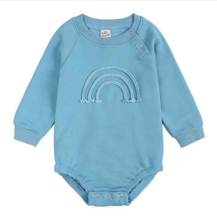 #4 Rainbow Newborn Jumpsuits