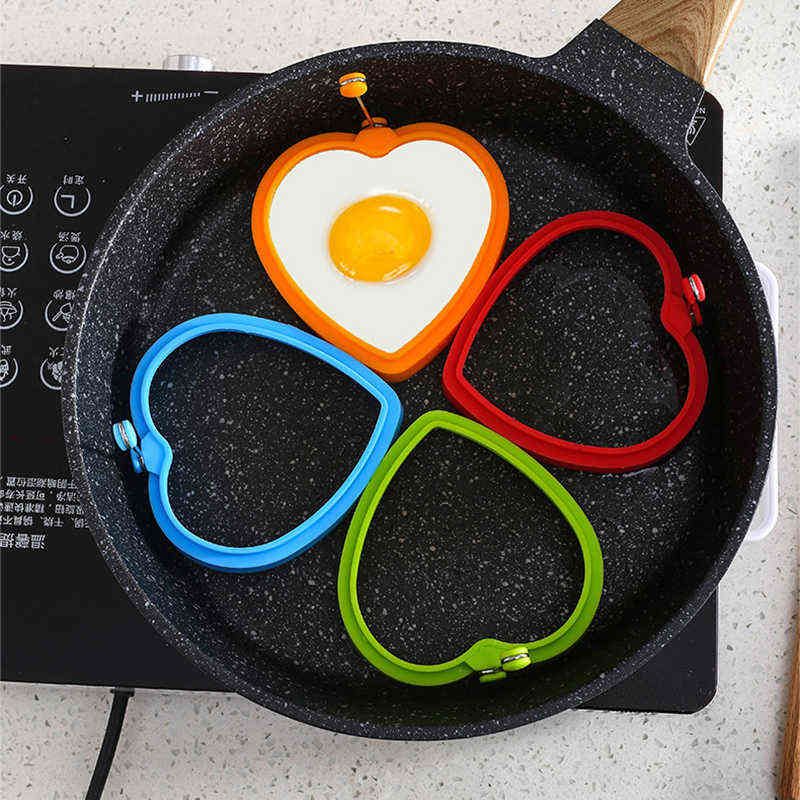Heart Shaped Silicone Omelette Mold Pancake Mold - China Egg and
