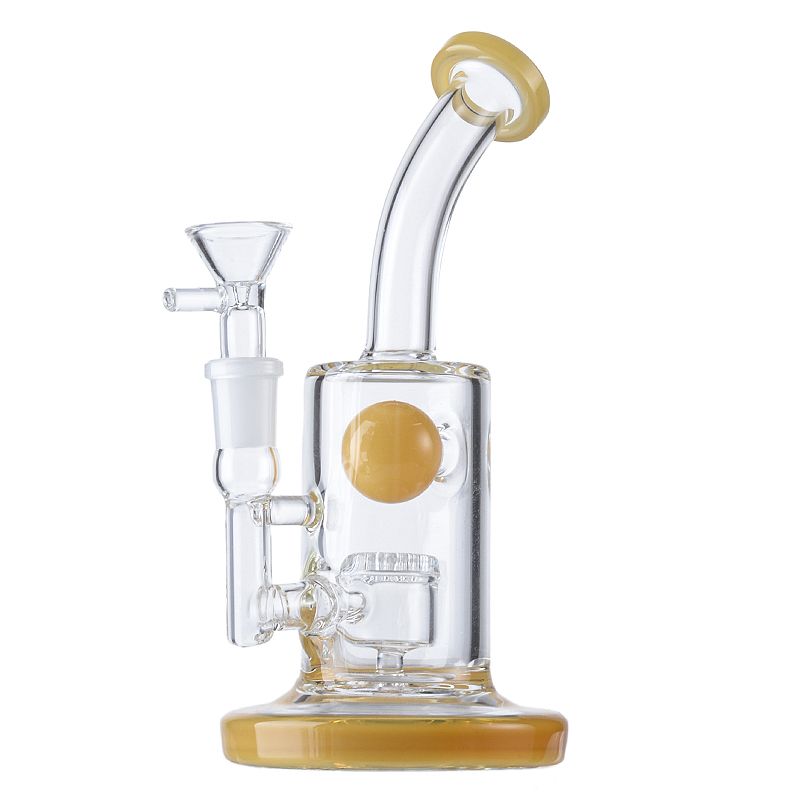 yellow bong with bowl