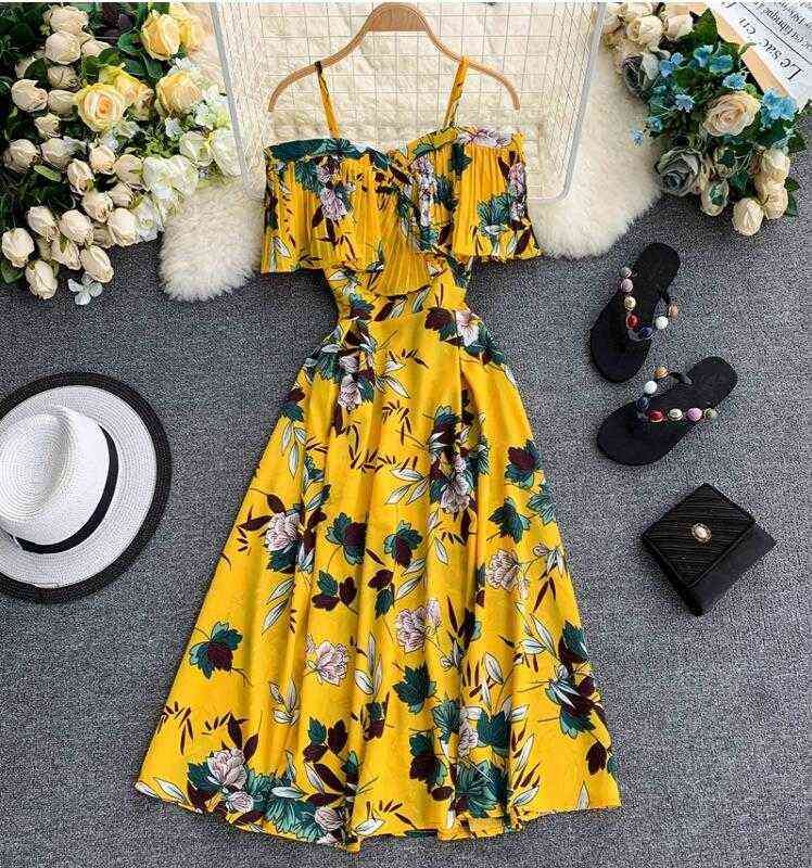 Yellow White Floral