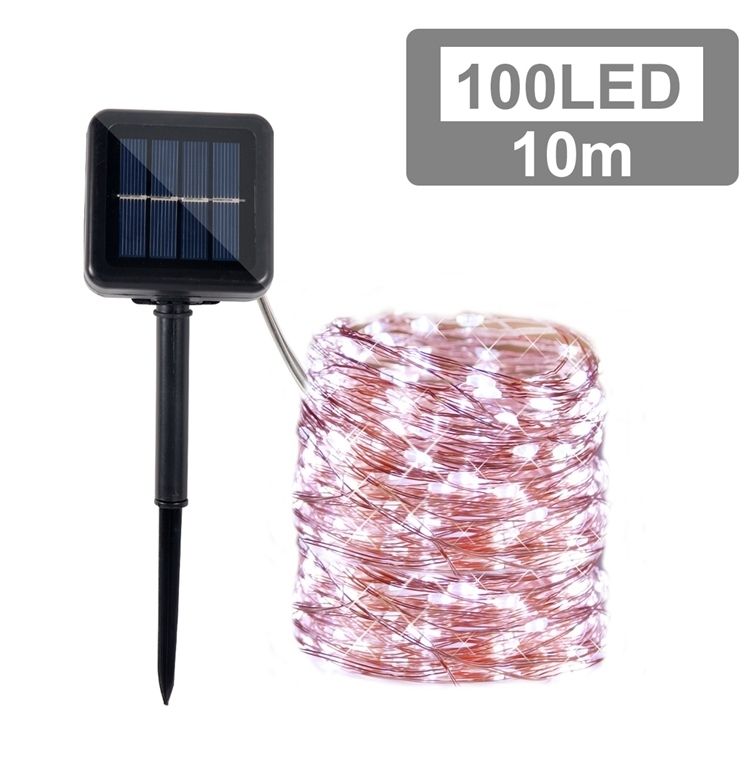 Бело-10m 100LED