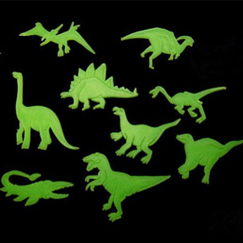 9pcs Green-dinosaur