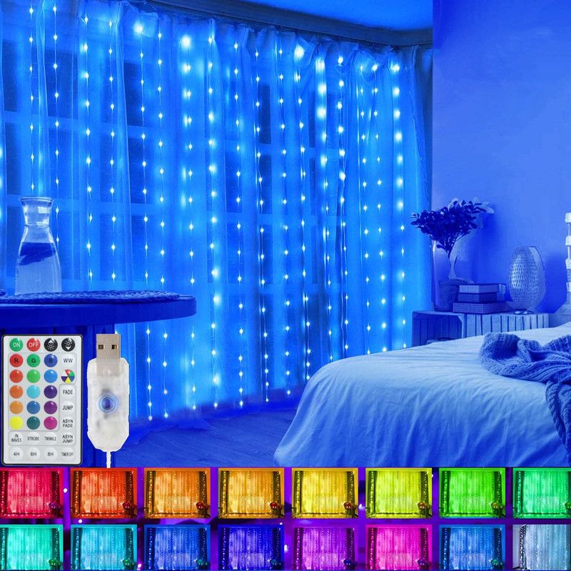 16 couleurs lumières-3mx1m 100LEDS