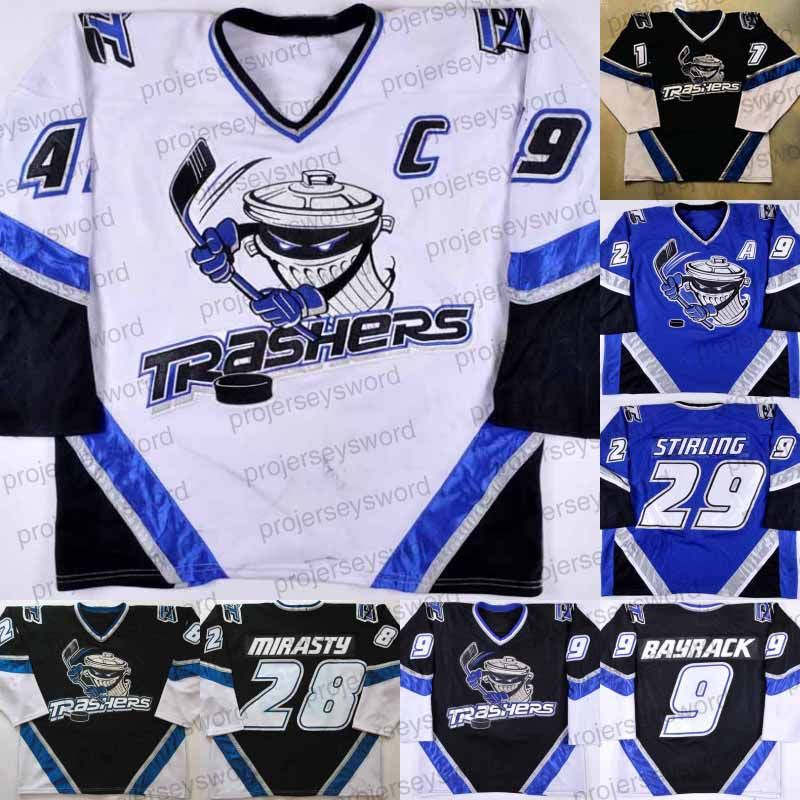 Danbury Trashers UHL 2004 05 Jersey 42 Brad Wingfield 49 Brent Gretzky 9  Mike Bayrack 16 Mike Rupp 17 Galante 28 Jon Mirasty 44 Regan Kelly من  75.87ر.س