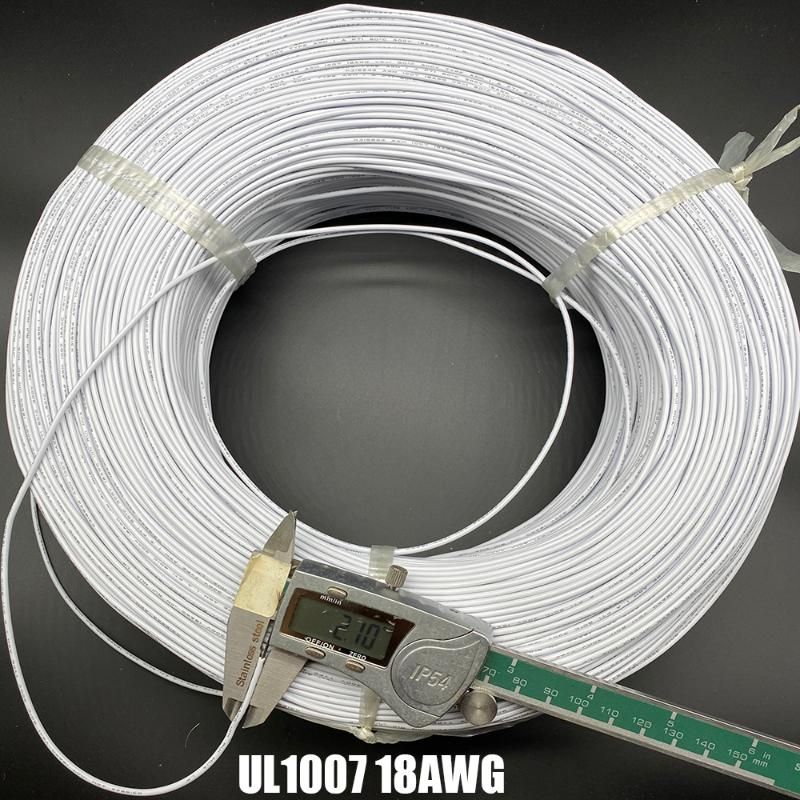 white 2 meters 18 AWG