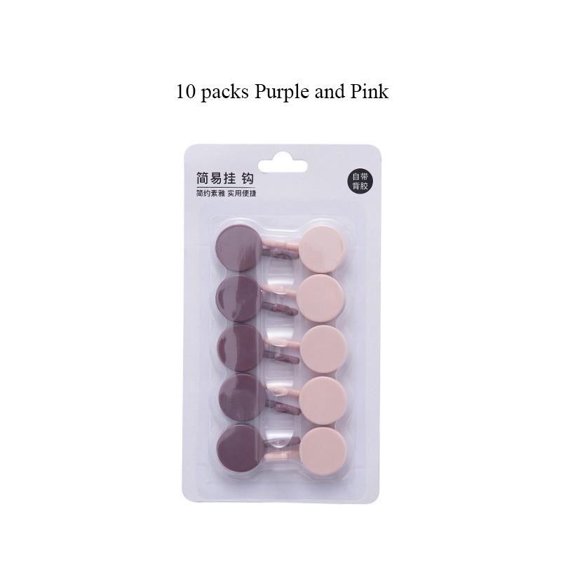 10pcs-1 세트 분홍색과 자주색 중국