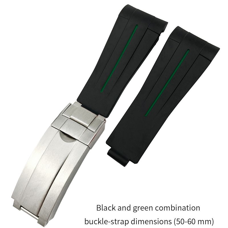 Czarna zielona logo-czarna klamra