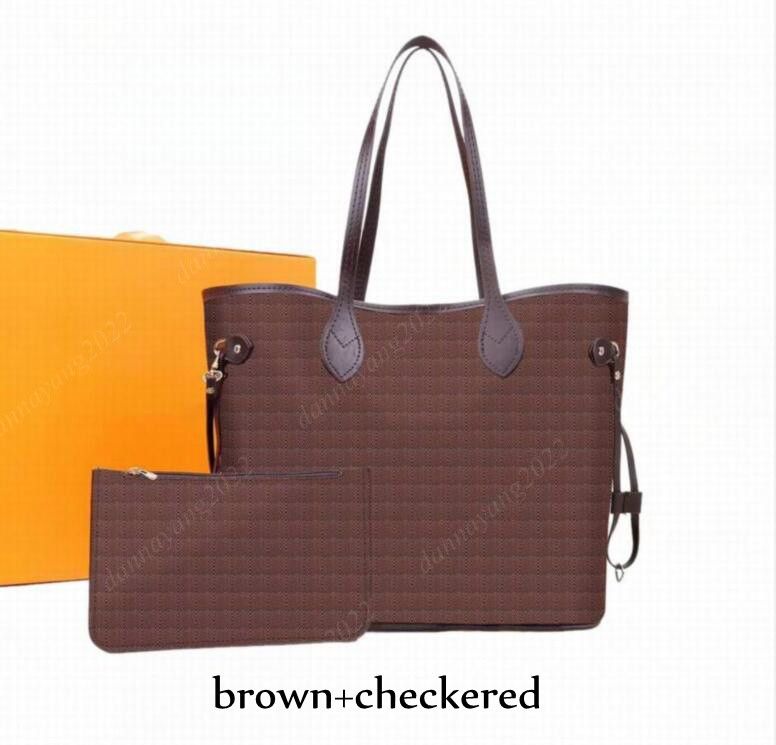 brown checkered