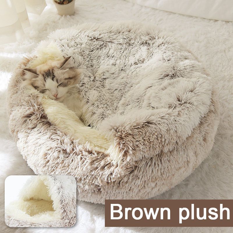 Diamètre de peluche brun 50cm