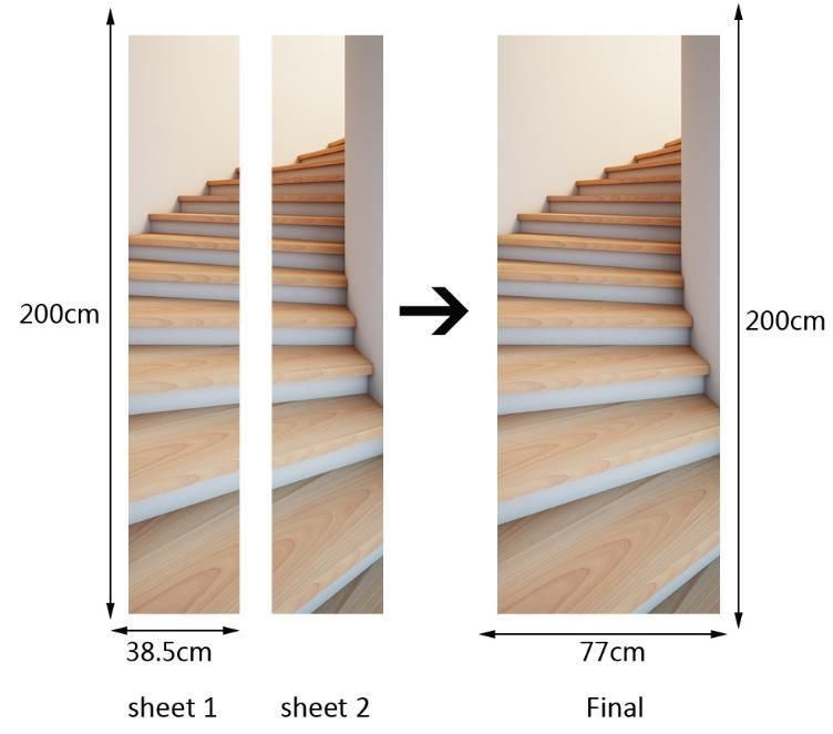 trappen 77x200cm