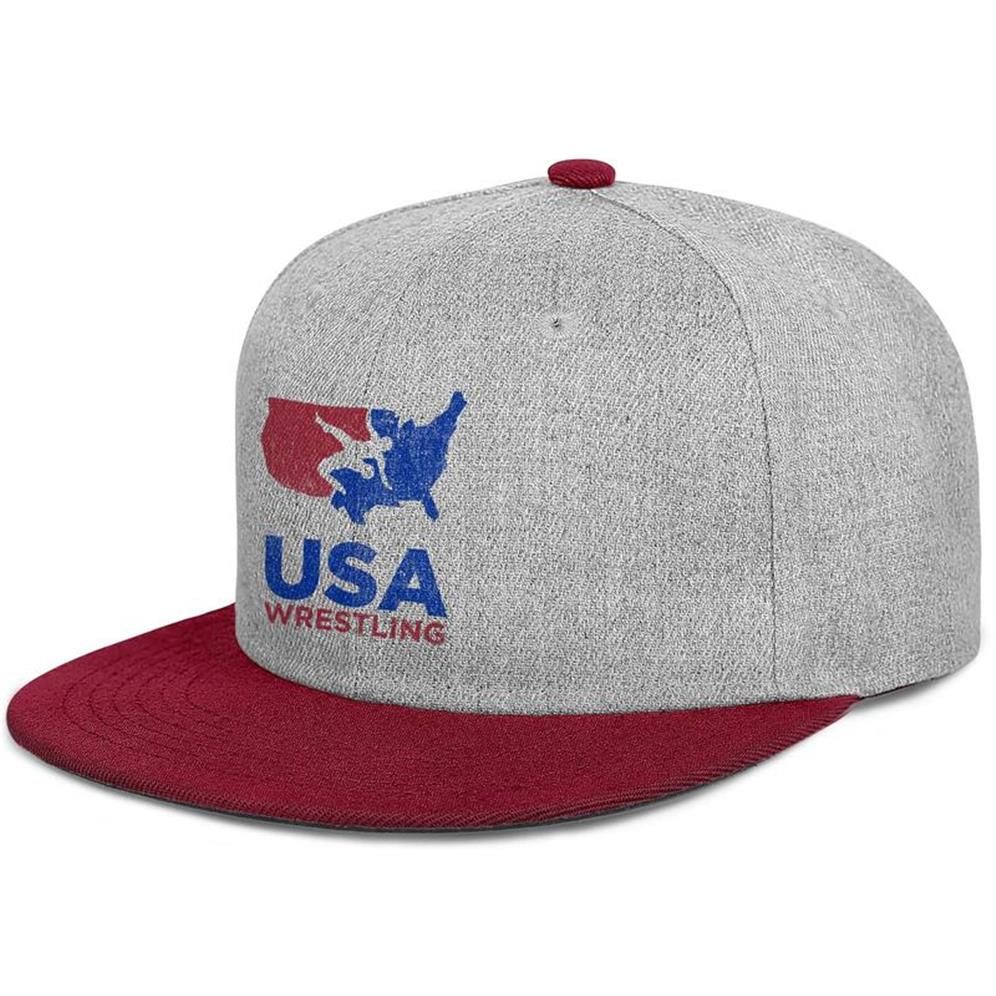 USA Wrestling Unisex Flat Brim Baseball Cap Cool Running Trucker Hats Old Print Logo America Flag Rick Flair WOO! Funny Meme Gay P2388 USA Wrestling Unisex Flat Brim Baseball Cap Cool Running Trucker Hats Old Print Logo America Flag Rick Flair WOO! Funny Meme Gay P2388