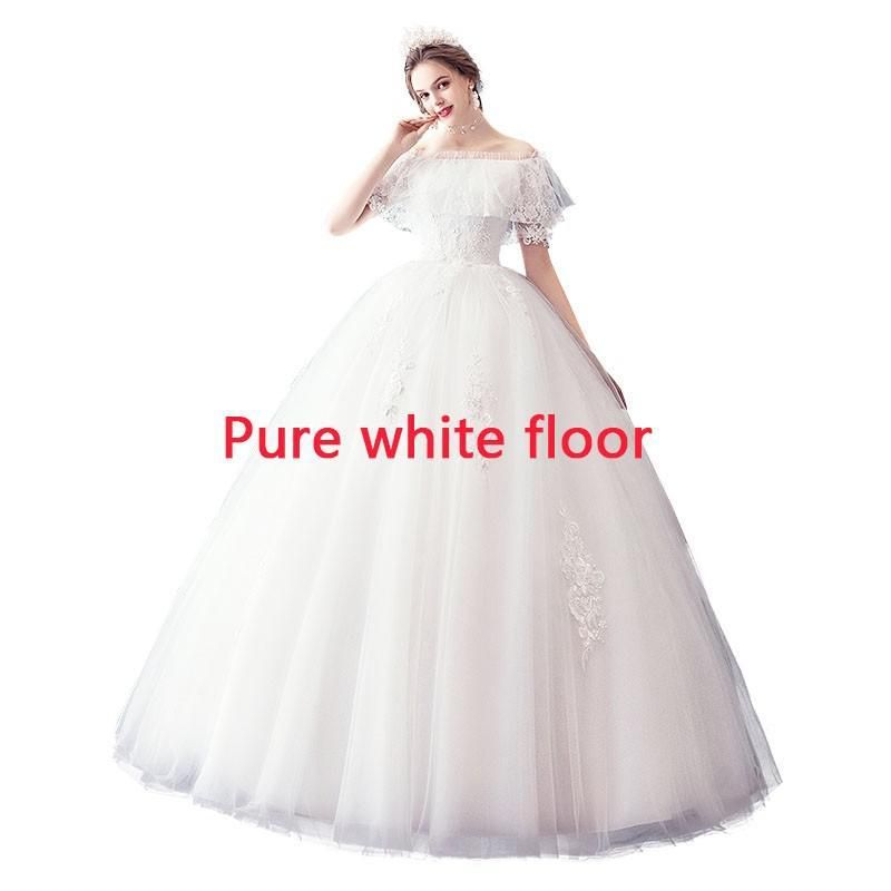 Pure white floor