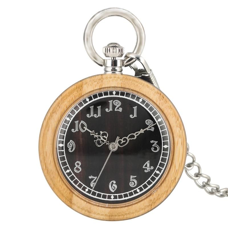 Orologio tascabile in legno 13