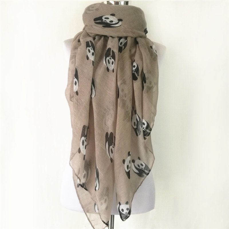 p Long Scarf Khaki