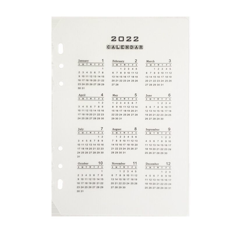 2022 kalendarz-A6