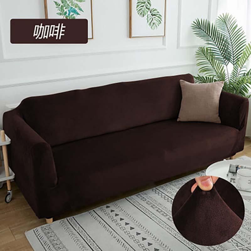 Kaffe soffa täckning 1seat aa 90-140 cm